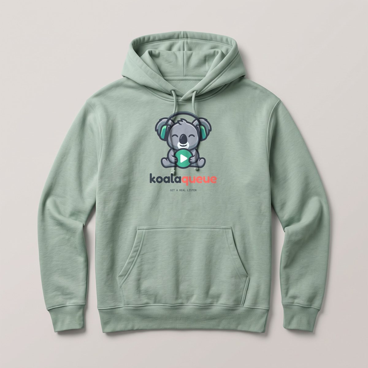 KoalaQueue Hoodie in mint
